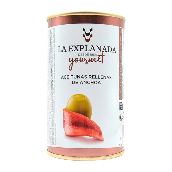 ACEITUNAS RELLENA ANCHOAS  350 GRS LA EXPLANADA