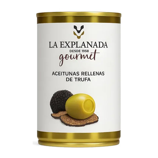 ACEITUNAS RELLENA TRUFA  350 GRS LA EXPLANADA