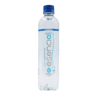 AGUA ALCALINA CON GAS  500 CC ESENCIAL