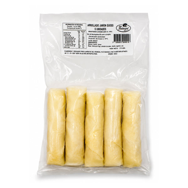 ARROLLADO JAMON/QUESO  5 UN. DP