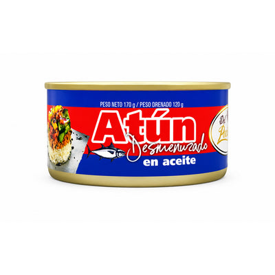 ATUN DESMENUZADO EN ACEITE  170 GRS DP
