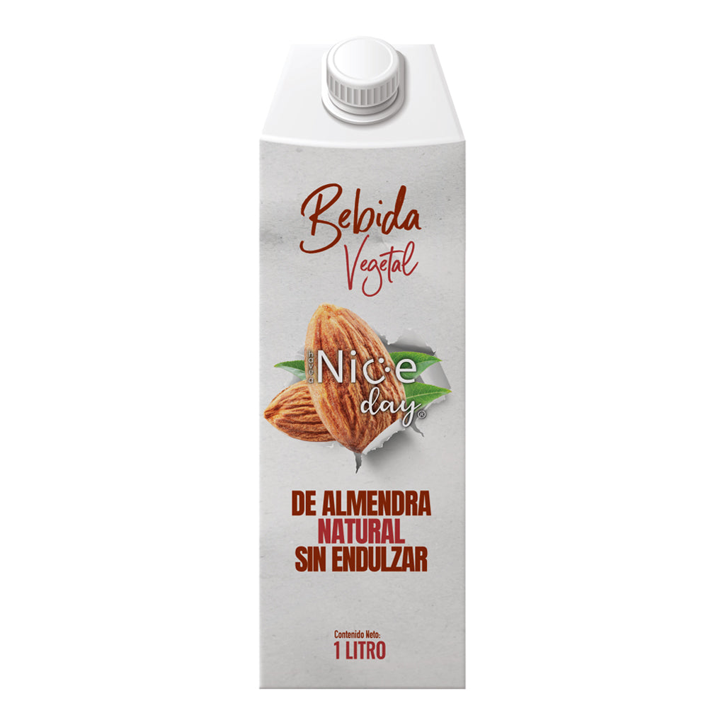 BEBIDA VEGETAL ALMENDRA SIN ENDULZAR  1 LT NICE DAY