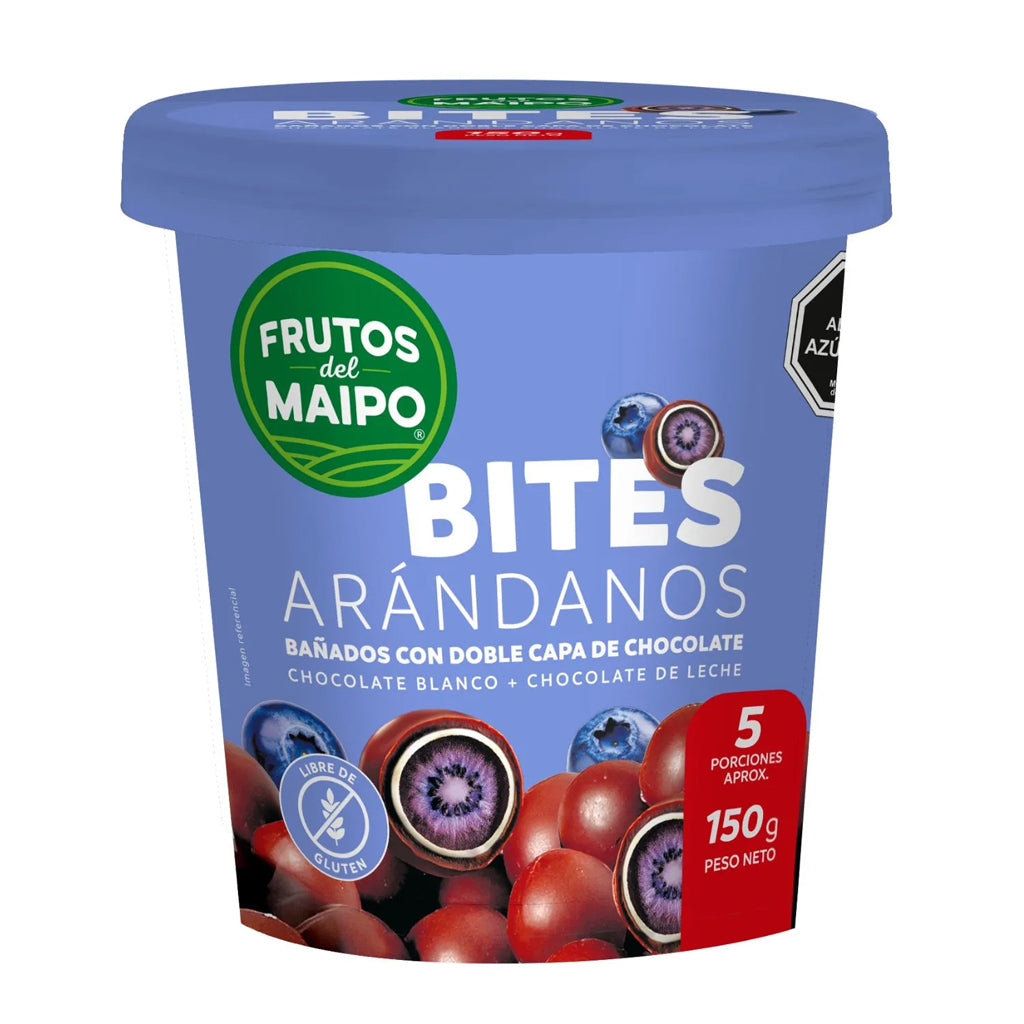 BITES ARANDANOS CHOCOLATE  150 GRS FRUTOS DEL MAIPO