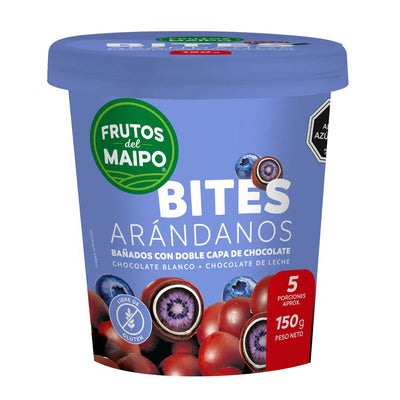 BITES ARANDANOS CHOCOLATE  150 GRS FRUTOS DEL MAIPO