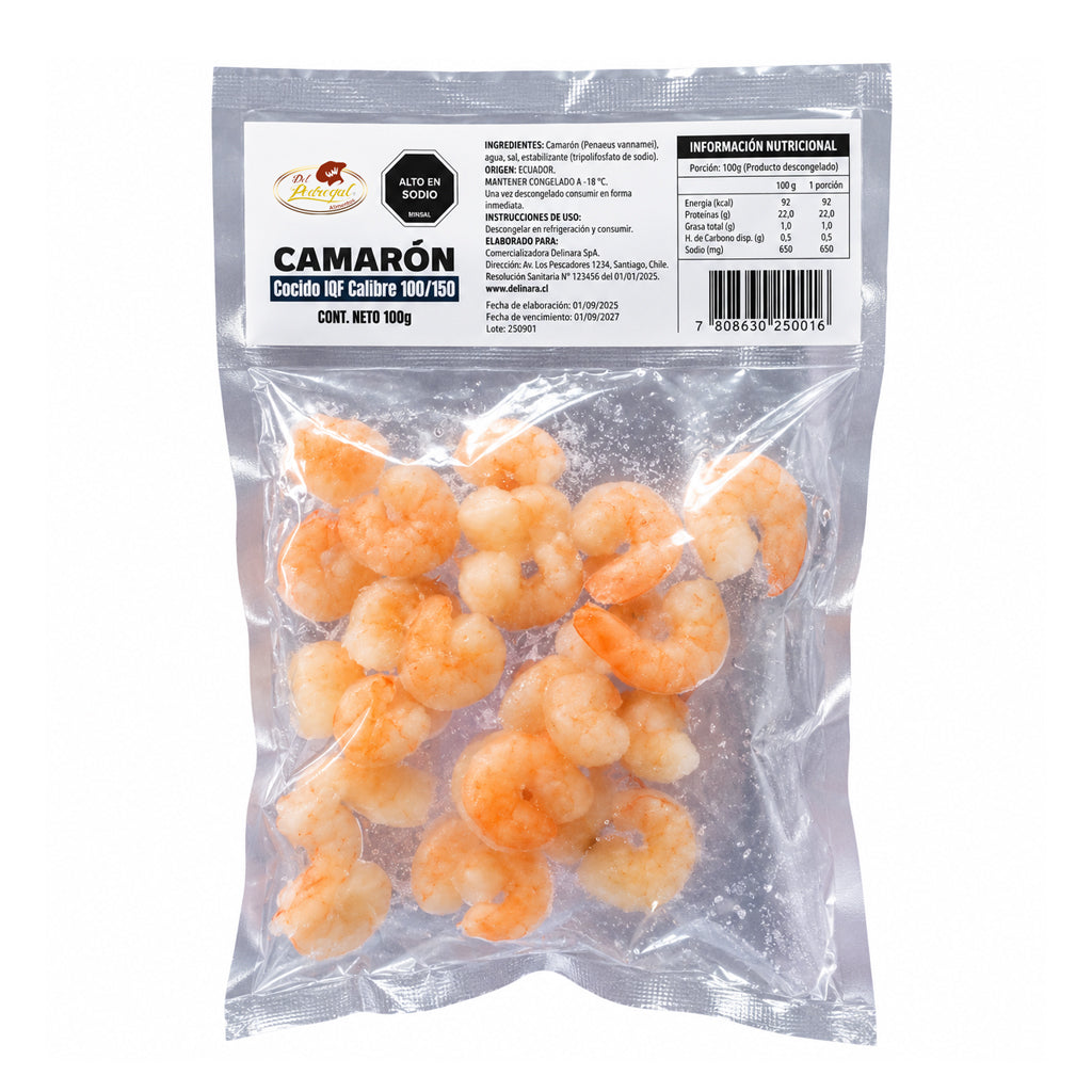 CAMARON CAL 100/150 COC / PEL  100 GRS PRODUCTO IMPORTADO