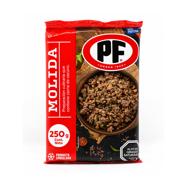 CARNE MOLIDA FLOW PACK  250 GRS PF