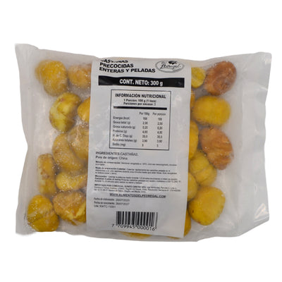 CASTANAS PELADAS  300 GRS DP