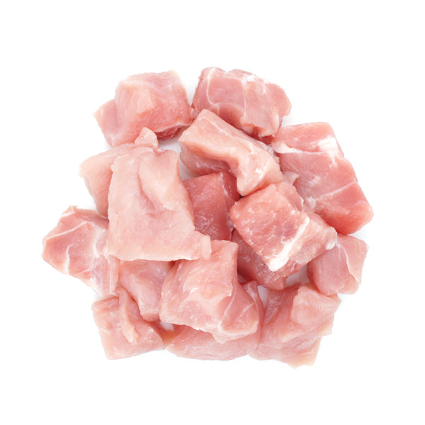 CERDO PULPA PIERNA CUBOS  350 GRS DP