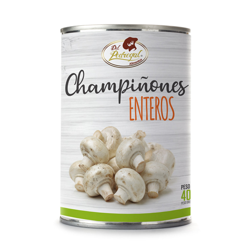 CHAMPINONES ENTEROS EN CONSERVA  400 GRS DP