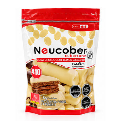 CHOCOLATE BANO ALFAJOR BLANCO COD 410  1 KG NEUCOBER