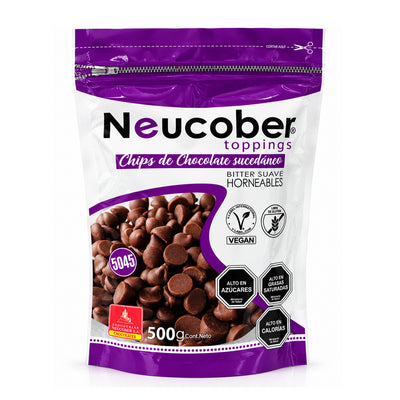 CHOCOLATE CHIPS BITTER SUAVE COD 5045  500 GRS NEUCOBER
