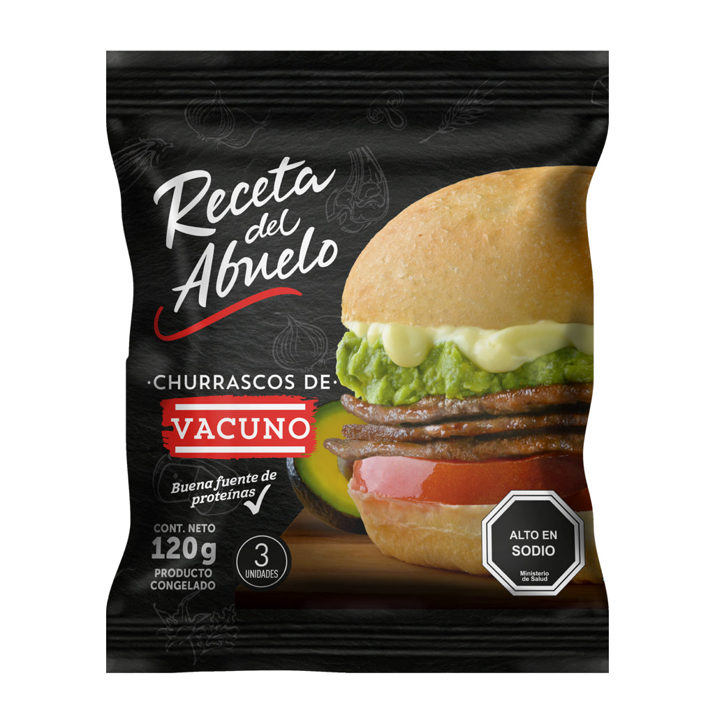 CHURRASCO VACUNO H7  3 UN. RDA