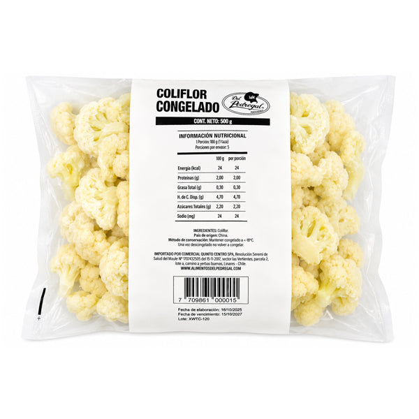 COLIFLOR CONGELADA  500 GRS DP