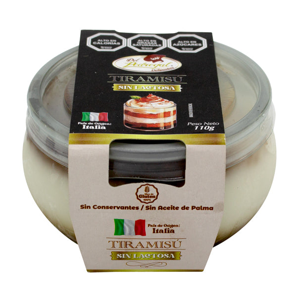 DESSERT TIRAMISU SIN LACTOSA  110 GRS DP