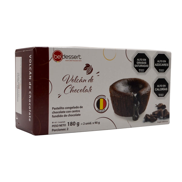 DESSERT VOLCAN DE CHOCOLATE  2 UN. DP
