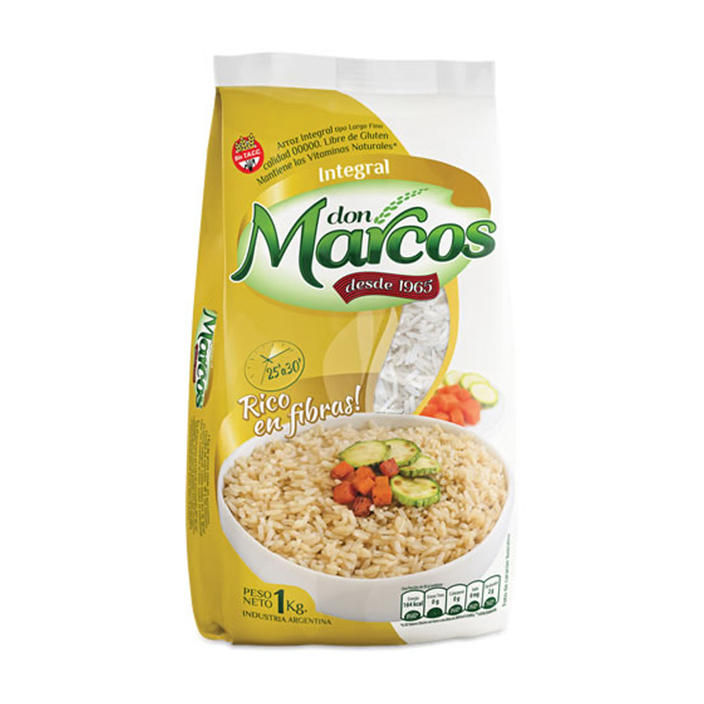 DON MARCOS ARROZ INTEGRAL 1 KG