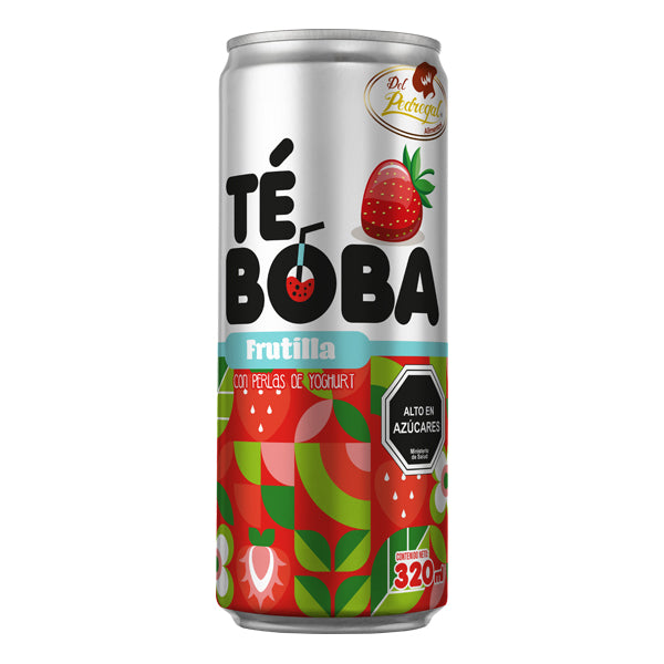 DRINK BOBA TEA FRUTILLA  320 ML. DP