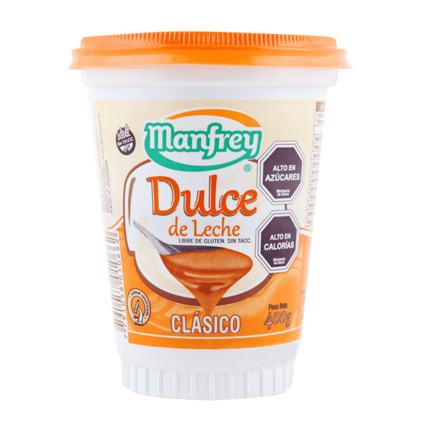 DULCE  DE LECHE  400 GRS MANFREY