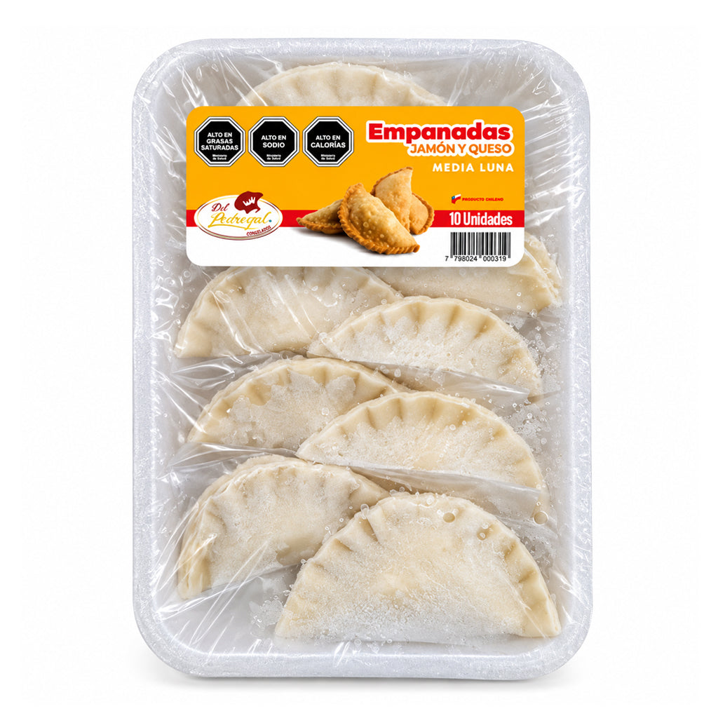 EMPANADAS MEDIALUNA J/Q  10 UN. DP