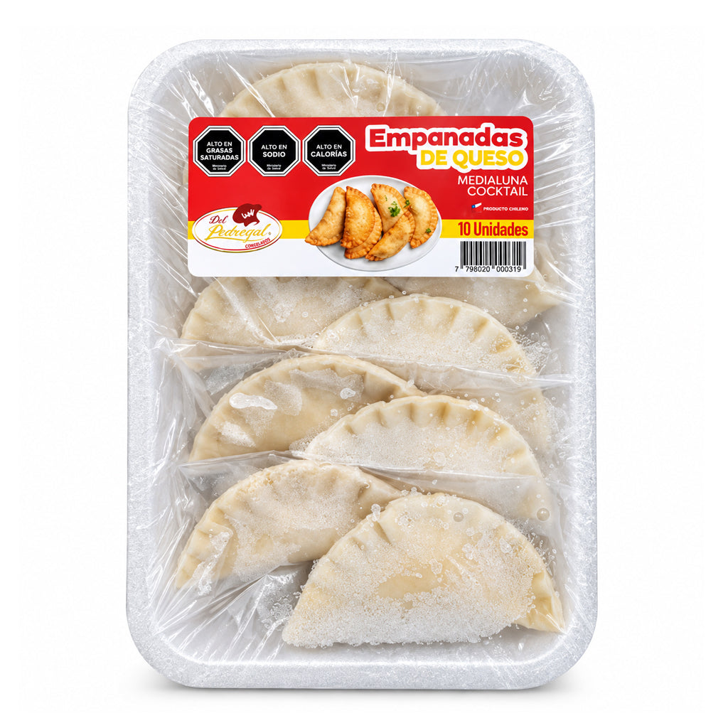 EMPANADAS MEDIALUNA QUESO  10 UN. DP