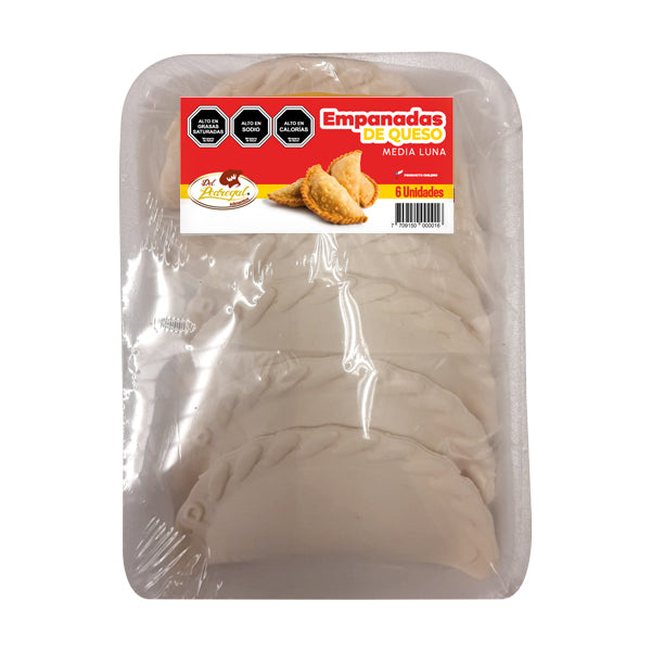 EMPANADAS MEDIALUNA QUESO  6 UN. DP