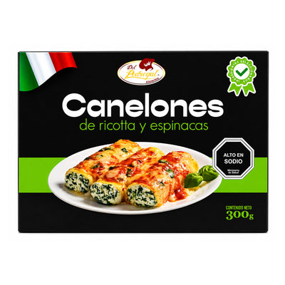 EUROCHEF CANELLONE RICOTTA ESPINACAS 300 GRS