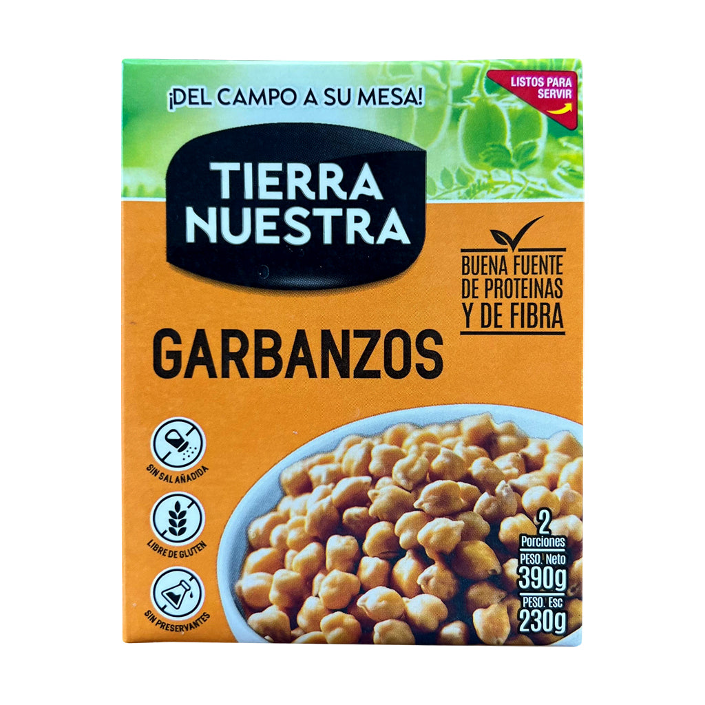 GARBANZOS TETRA  390 GRS TIERRA NUESTRA