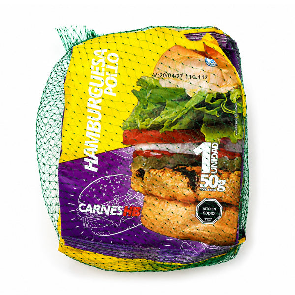 HAMBURGUESA DE POLLO  10 UN. HB