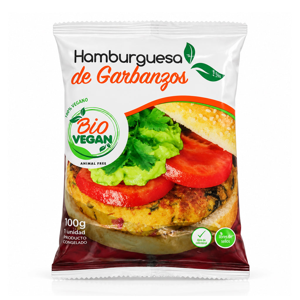 HAMBURGUESA GARBANZO  100 GRS BIO VEGAN