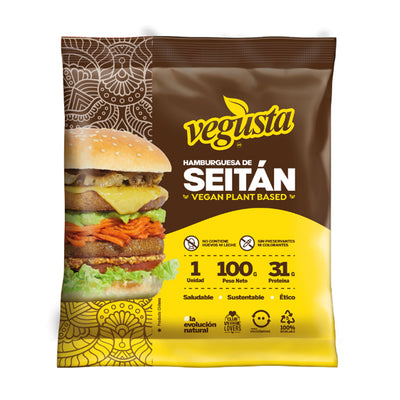 HAMBURGUESA SEITAN  100 GRS VEGUSTA