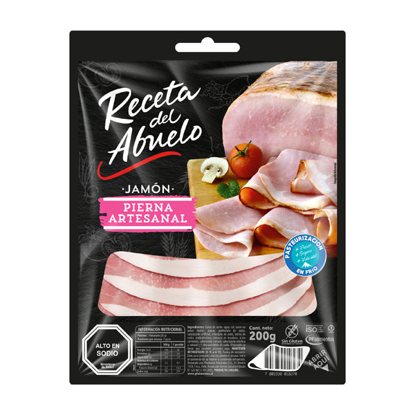 JAMON PIERNA ARTESANAL  200 GRS RDA