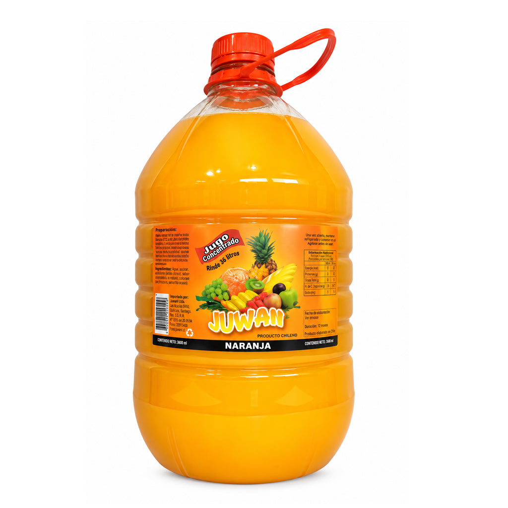 JUGO CONCENTRADO NARANJA  5 LITROS JUWAII