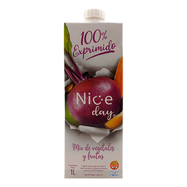 JUGO NATURAL MIX DE VEGETALES  1 LT NICE DAY