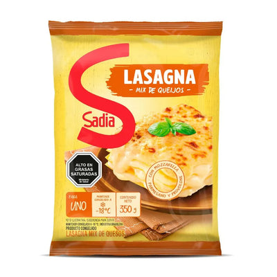LASANA  MIX DE QUESO  350 GRS SADIA