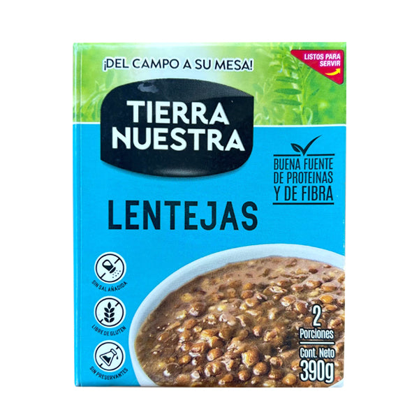 LENTEJA TETRA  390 GRS TIERRA NUESTRA