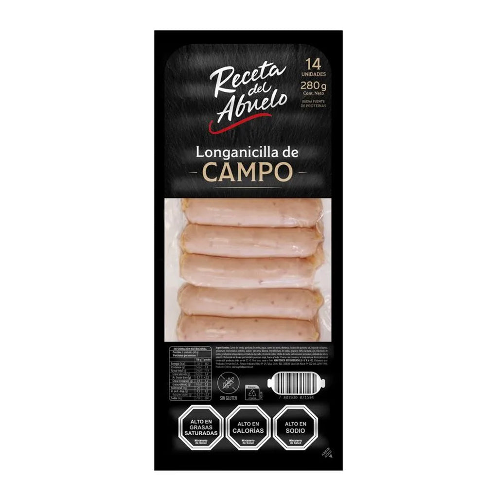 LONGANICILLA DE CAMPO  280 GRS RDA
