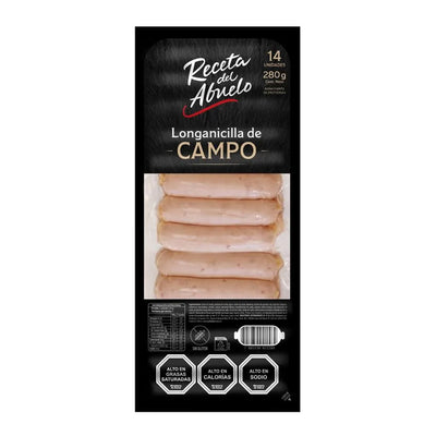 LONGANICILLA DE CAMPO  280 GRS RDA