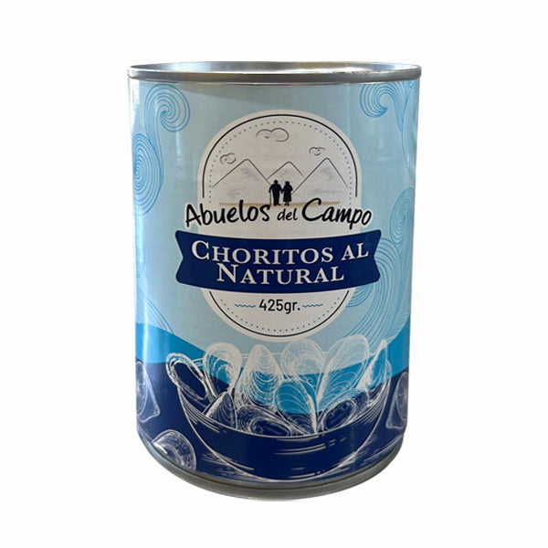 MARISCOS CHORITOS EN AGUA  425 GRS ABUELOS DEL CAMPO