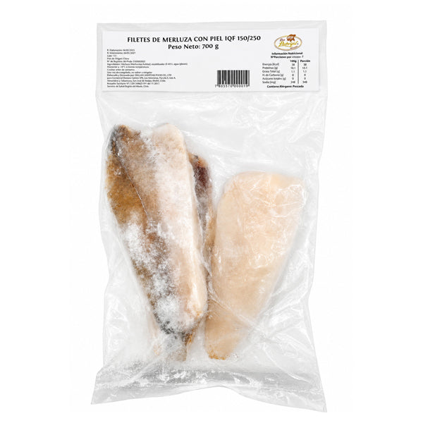 MERLUZA  700 GRS DP PRODUCTO IMPORTADO