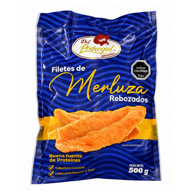 MERLUZA FILETES REBOZADOS  500 GRS DP