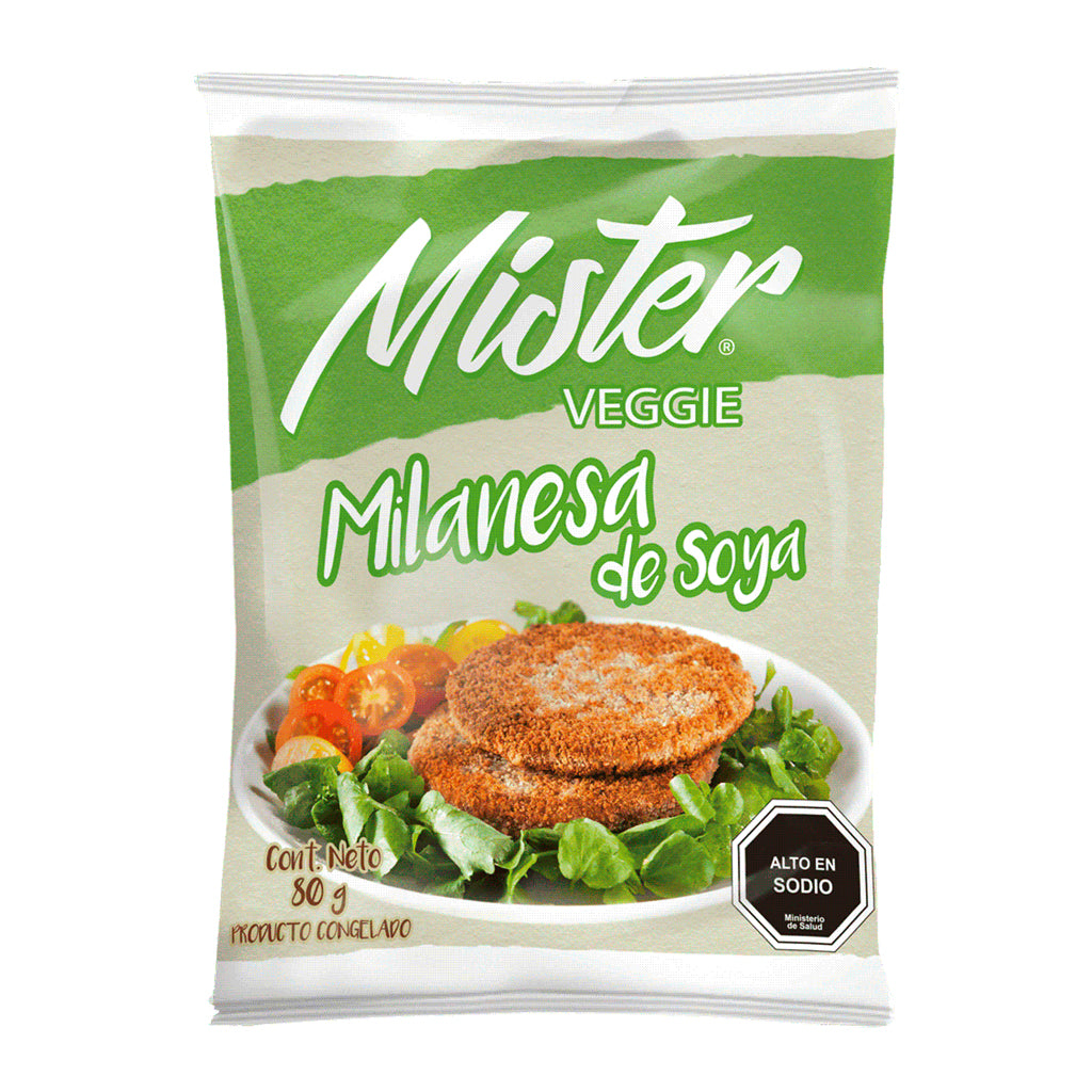 MILANESA DE SOYA  80 GRS MR. VEGGIE