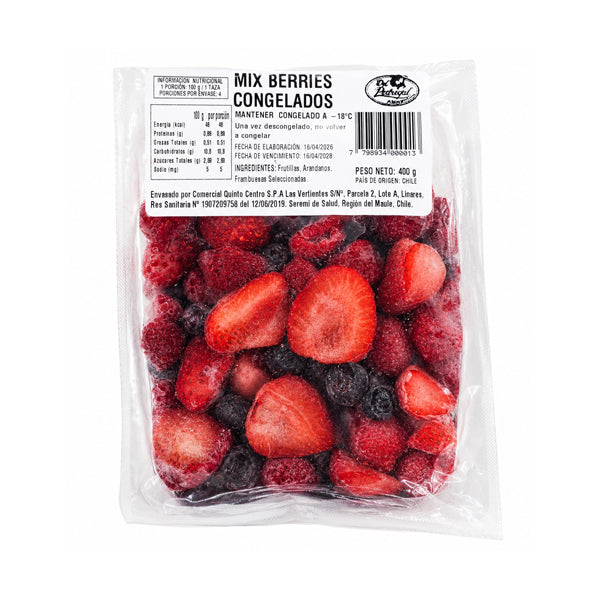 MIX DE BERRIES CONGELADOS  400 GRS DP