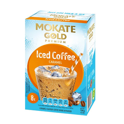 MOKATE CAFE HELADO SABOR CARAMELO  8 UN. X 12  X 132