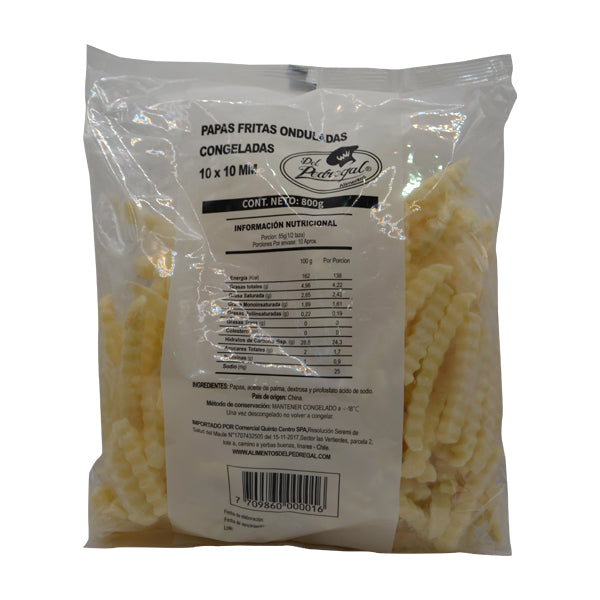 PAPAS CRINKLES  800 GRS DP