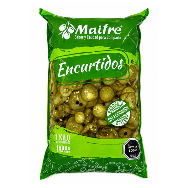 PEPINILLO DILL LAMINADOS  1 KG MAIFRE