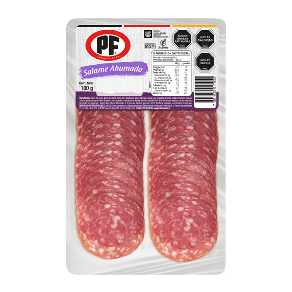 SALAME AHUMADO  100 GRS PF
