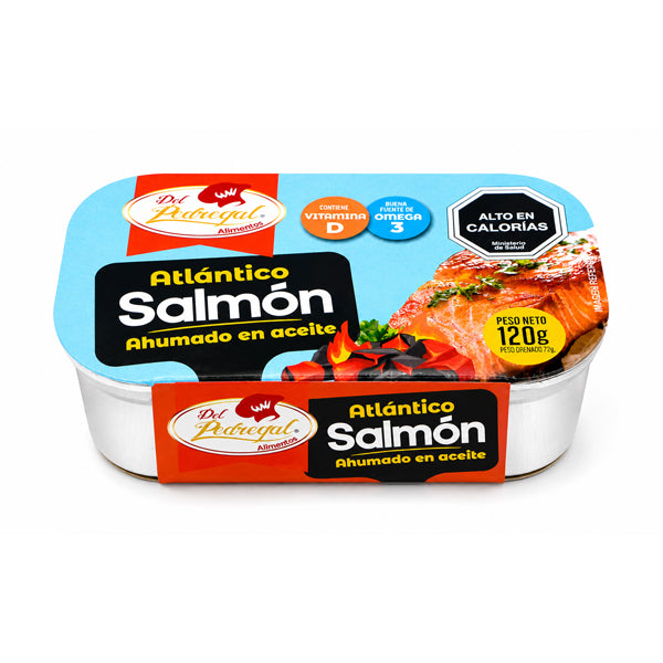 SALMON EN ACEITE AHUMADO  120 GRS DP