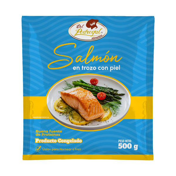 SALMON TROZO IMPORTADO  500 GRS DP