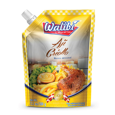 SALSA AJI CRIOLLO  200 GRS WALIBI