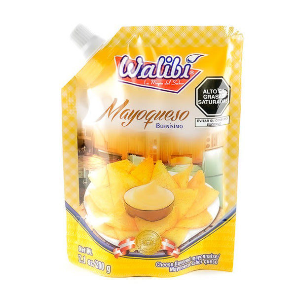 SALSA MAYO QUESO  200 GRS WALIBI